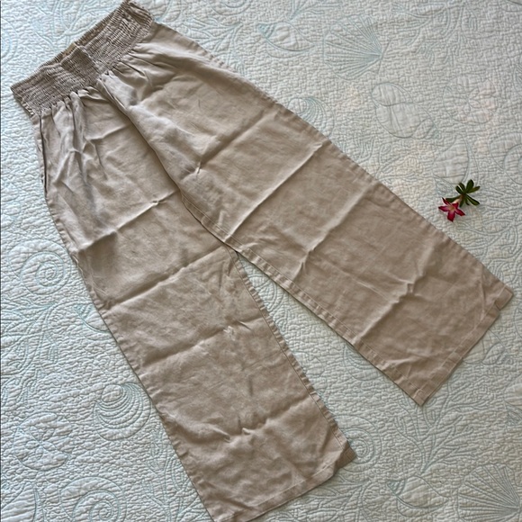 Forever 21 Tan Wide Leg Pants - Picture 1 of 4